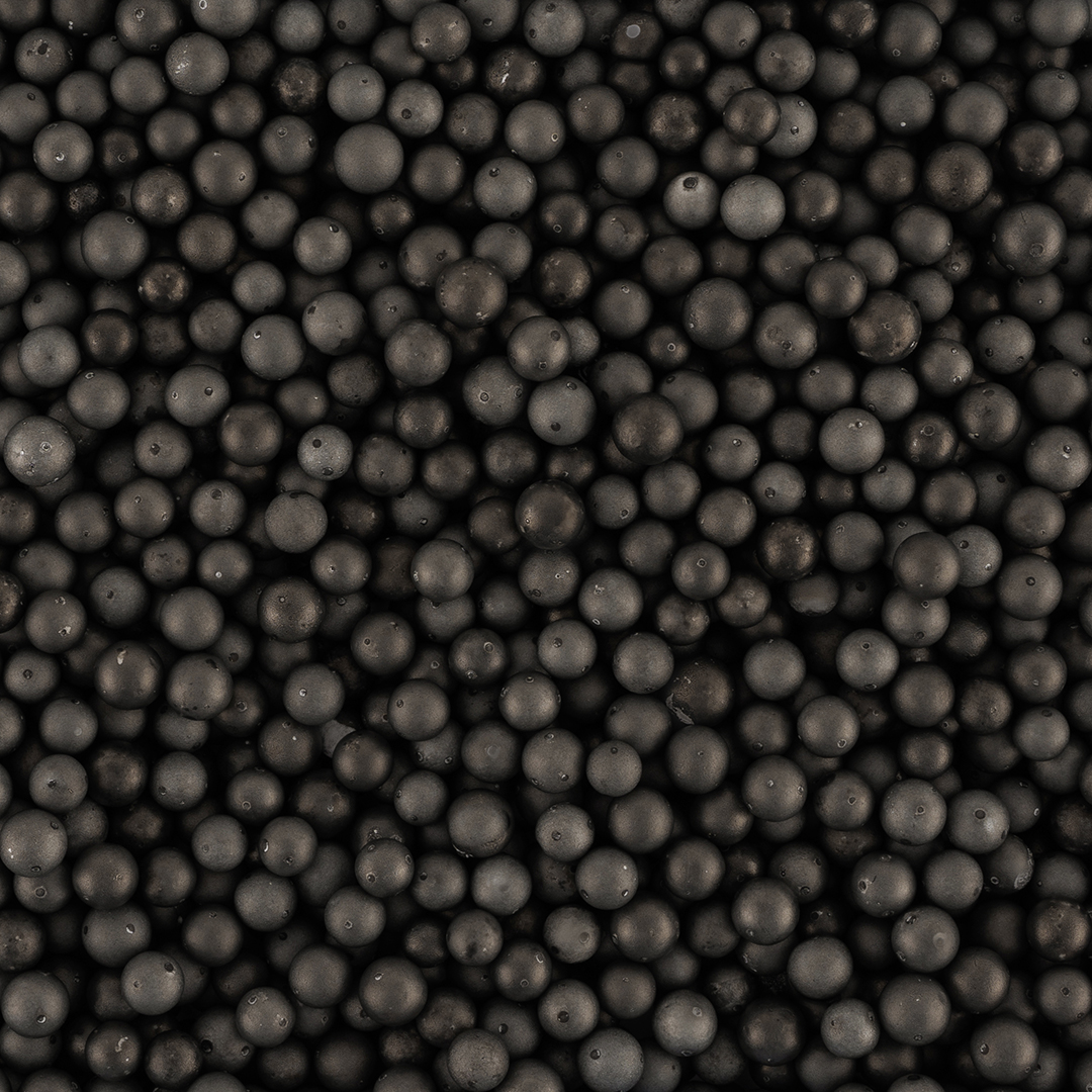 Шарики пенопласт, Черный, 6-8 мм, 10 гр.