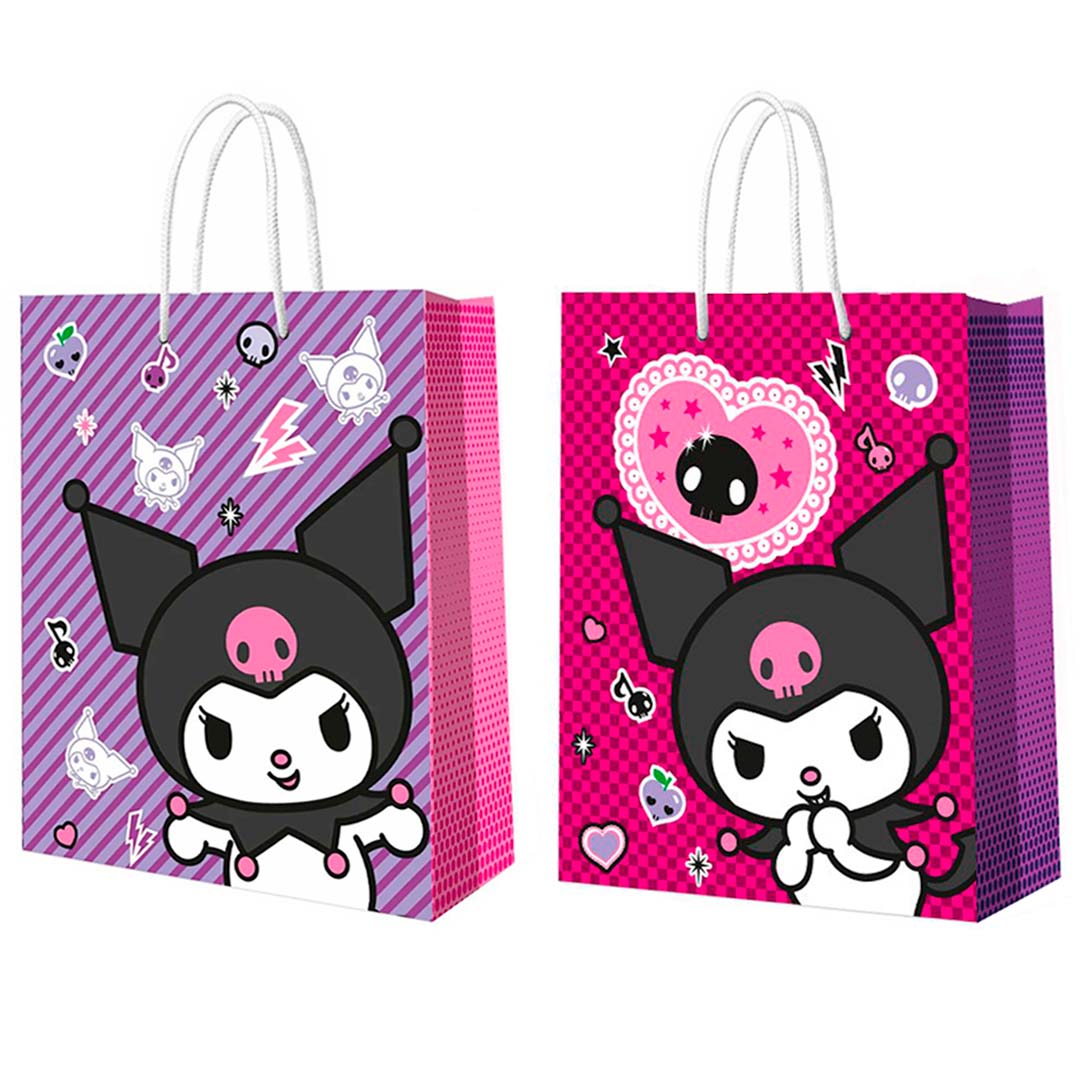 Пакет подарочный, Kuromi, Озорница, 40,6*33,5*15,5 см, 1 шт.