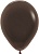 Шар (12''/30 см), Шоколадный (076), пастель, 12 шт.