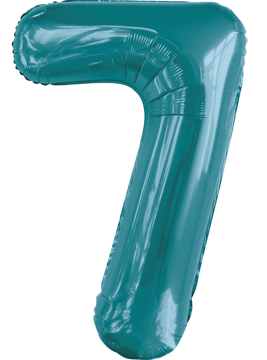 Шар (34''/86 см) Цифра, 7 Slim, Тиффани, 1 шт. в уп.
