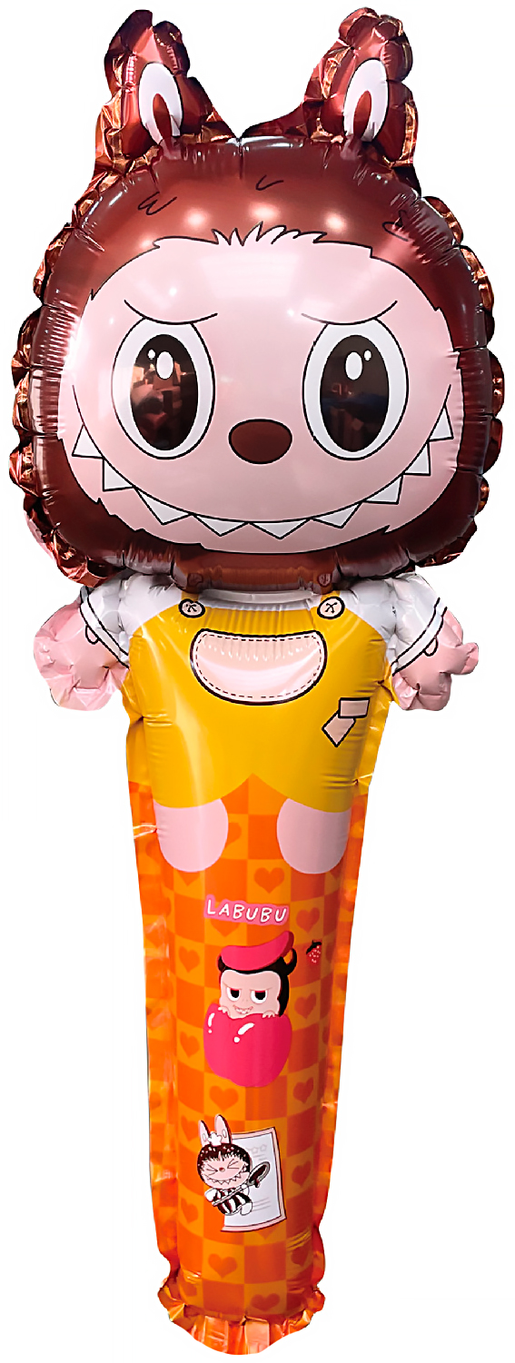 Шар ручной, с клапаном (20''/51 см) Фигура, Плюшевый эльф, Коричневый, 1 шт.