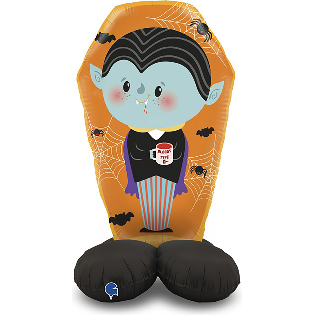Шар 3D (45''/114 см) Фигура на подставке, Вампир, 1 шт. в уп.