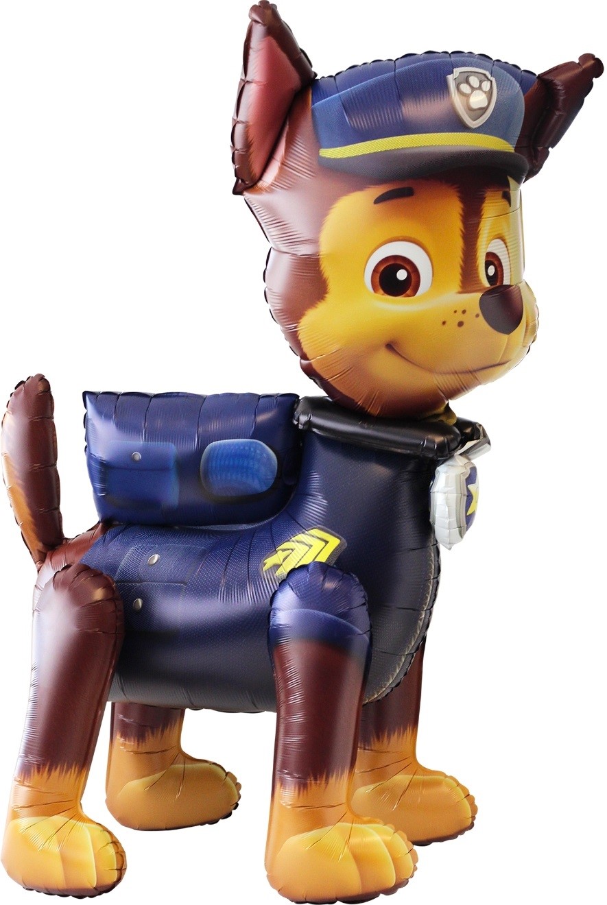 Шар 3D (54''/137 см) Фигура, Щенячий патруль, Гончик Чейз, 1 шт. в уп.