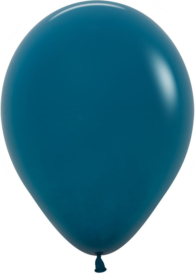 Шар (9''/23 см) Глубокий бирюзовый (035), пастель, 100 шт.